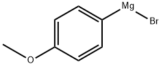 4-Methoxyphenylmagnesium bromide 구조식 이미지