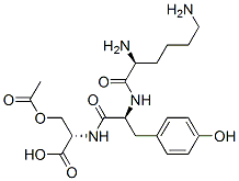 lysyl-tyrosyl-serine acetate Structure