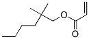2,2-dimethylhexyl acrylate  Structure