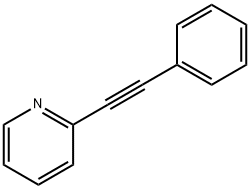 2-(2-phenylethynyl)pyridine Structure