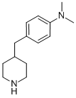 벤젠아민,N,N-디메틸-4-(4-피페리디닐메틸)- 구조식 이미지