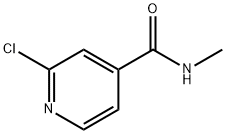 2-Chloro-N-methyl-isonicotinamide 구조식 이미지
