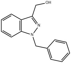 1-BENZYL-3-HYDROXYMETHYL-1H-INDAZOLE Structure