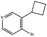 4-broMo-3-cyclobutylpyridine Structure