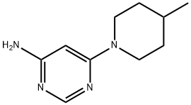 6-(4-Methylpiperidin-1-yl)pyrimidin-4-amine Structure