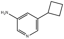 5-cyclobutylpyridin-3-aMine Structure