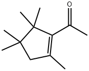 1-(2,4,4,5,5-pentamethyl-1-cyclopenten-1-yl)ethan-1-one 구조식 이미지