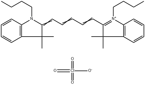 1,1'-DIBUTYL-3,3,3',3'-테트라메틸-인다디카르보시아닌과염소산염 구조식 이미지
