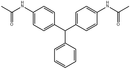 N,N'-[(phenylmethylene)di-4,1-phenylene]bis(acetamide)  Structure
