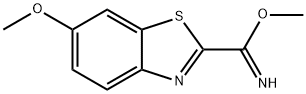 2-벤조티아졸카르복스이미디산,6-메톡시-,메틸에스테르(9CI) 구조식 이미지
