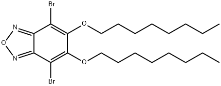 4,7-DibroMo-5,6-bis(oxtyloxy)benzo-2,1,3-oxadiazole Structure