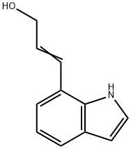 (E)-3-(1H-indol-7-yl)prop-2-en-1-ol 구조식 이미지