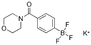 Potassium 4-(4-morpholinylcarbonyl)phenyltrifluoroborate 구조식 이미지