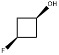 cis-3-Fluorocyclobutanol 구조식 이미지