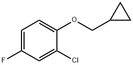 2-클로로-1-(사이클로프로필메톡시)-4-플루오로벤젠 구조식 이미지