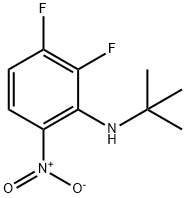 N-tert-부틸-2,3-디플루오로-6-니트로아닐린 구조식 이미지