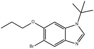 5-Bromo-1-t-butyl-6-propoxy-1,3-benzodiazole Structure