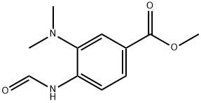 메틸3-(디메틸아미노)-4-포름아미도벤조에이트 구조식 이미지