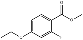 메틸4-에톡시-2-플루오로벤조에이트 구조식 이미지