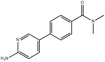 4-(6-AMinopyridin-3-yl)-N,N-diMethylbenzaMide Structure