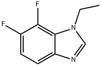 1-Ethyl-6,7-difluoro-1,3-benzodiazole Structure