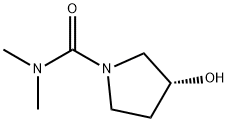 (R)-3-Hydroxy-N,N-diMethylpyrrolidine-1-carboxaMide Structure