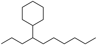 (1-Propylheptyl)cyclohexane Structure