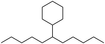 (1-Pentylhexyl)cyclohexane Structure