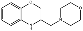3,4-DIHYDRO-3-[(4-MORPHOLINYL)METHYL]-2H-1,4-BENZOXAZINE 구조식 이미지