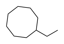 Ethylcyclooctane Structure