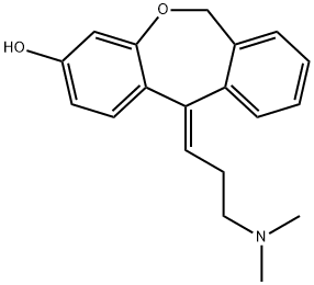 (E)-3-Hydroxy Doxepin Structure