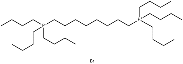 1,8-옥탄디일-비스(트리부틸포스포늄)디브로마이드 구조식 이미지