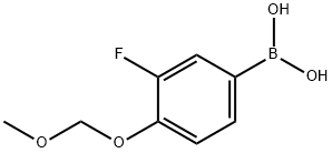 (3-Fluoro-4-(methoxymethoxy)phenyl)boronic acid Structure