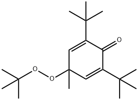 2,6-DI-TERT-BUTYL-4-METHYL-4-TERT-BUTYLPEROXY-2,5-CYCLOHEXADIENONE Structure