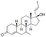 7-methyl-17-(2'-iodovinyl)-19-nortestosterone Structure