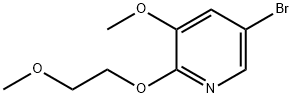 5-브로모-3-메톡시-2-(2-메톡시에톡시)피리딘 구조식 이미지