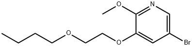 5-broMo-3-(2-butoxyethoxy)-2-Methoxypyridine Structure