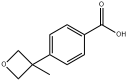 4-(3-Methyloxetan-3-yl)benzoic acid Structure