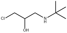 1-클로로-3-t-부틸아미노-2-프로판올 구조식 이미지