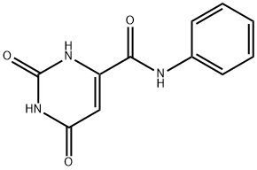 4-PyriMidinecarboxaMide, 1,2,3,6-tetrahydro-2,6-dioxo-N-phenyl- Structure