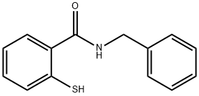 벤자미드,2-메르캅토-N-(페닐메틸)- 구조식 이미지