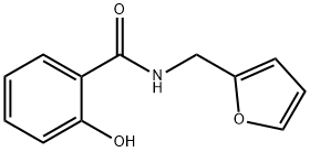 N-(furan-2-ylmethyl)-2-hydroxybenzamide 구조식 이미지