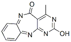 2-hydroxy-4-methylpyrimido(4,5-b)(1,5)benzodiazepin-5-one 구조식 이미지