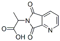 6H-Pyrrolo[3,4-b]pyridine-6-acetic  acid,  5,7-dihydro--alpha--methyl-5,7-dioxo- Structure