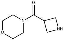 AZETIDIN-3-YL(MORPHOLINO)메타논 구조식 이미지