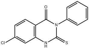 7-CHLORO-3-PHENYL-2-THIOXO-2,3-DIHYDRO-4(1H)-QUINAZOLINONE 구조식 이미지