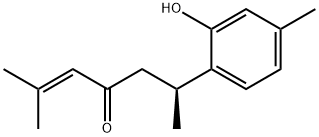 (6S)-2-Methyl-6-(2-hydroxy-4-methylphenyl)-2-hepten-4-one Structure