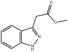 1H-인다졸-3-아세트산,메틸에스테르 구조식 이미지
