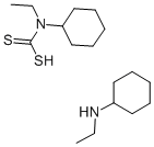 CYCLOHEXYLETHYLDITHIOCARBAMIC ACID N-CYCLOHEXYLETHYLAMMONIUM SALT Structure