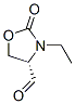 4-Oxazolidinecarboxaldehyde, 3-ethyl-2-oxo-, (S)- (9CI) Structure